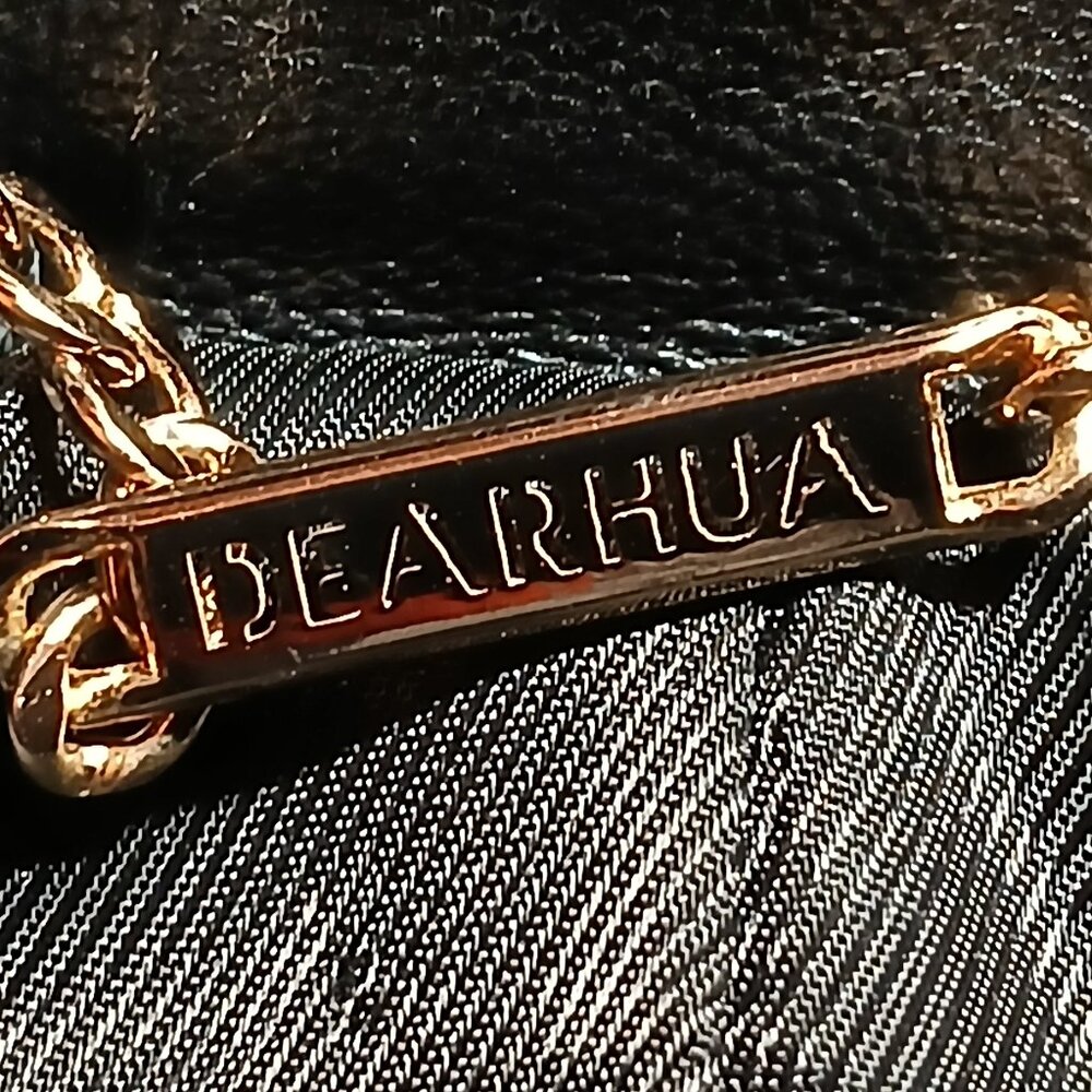 NWOT- DEARHUA Lamb Leather Jacket Unique Gold Hardware - Picture 4 of 16